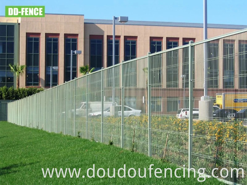 High Quality Galvanized Metal PVC Coated 3D V Bending Welded Curvy Wire Mesh Panel Fence for Garden Farm